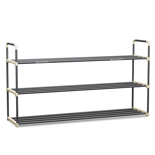 Buy Shoe Rack With 3 Shelves Three Tiers For 18 Pairs For Bedroom Entryway Hallway And Closet Space Saving Storage By Destination Home On Opensky