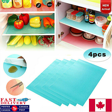 4pcs Reusable Drawer Liners for Kitchen Cabinets EVA Cabinet