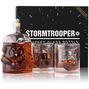 Buy STAR WARS: Stormtrooper Bottle Decanter Set with 2 Glasses