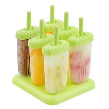 6Pcs Popsicle Molds Reusable Ice Cream DIY Ice Pop Maker Ice Bar Maker  Plastic Popsicle Mold For Homemade Iced Snacks