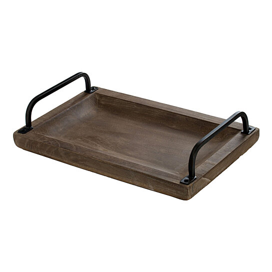 wooden tray with sides