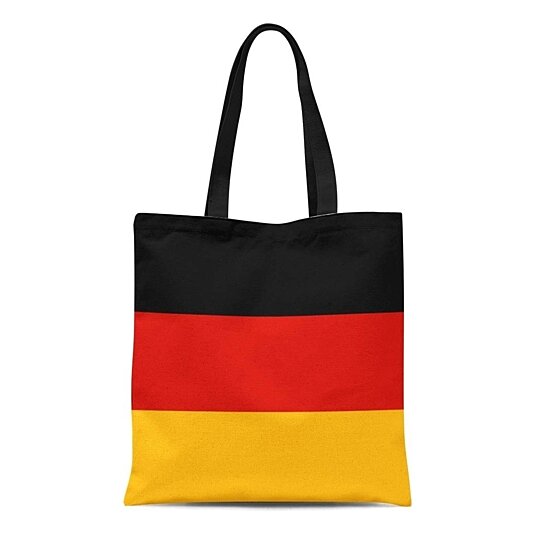 Choice of size & colours! German Flag Cotton Shopping Bag 