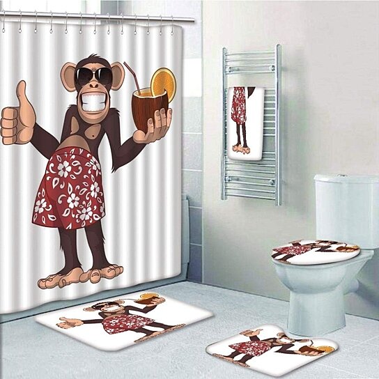 comic bathroom set