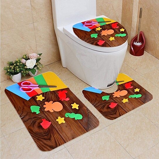 Buy Paper sea Children s Paper Crafts 3 Piece Bathroom ...