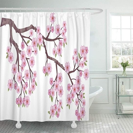 Buy Plum Red Blossom Oriental Cherry Branch Flowers Pink Tree Shower ...