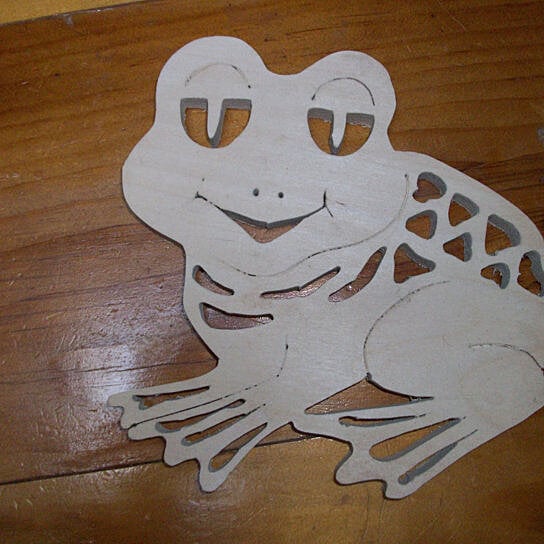 Buy Wooden frog display by Fine Crafts on OpenSky