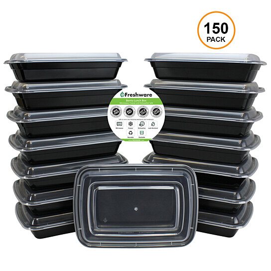 Freshware Meal Prep Containers with Lids, Set of 21 