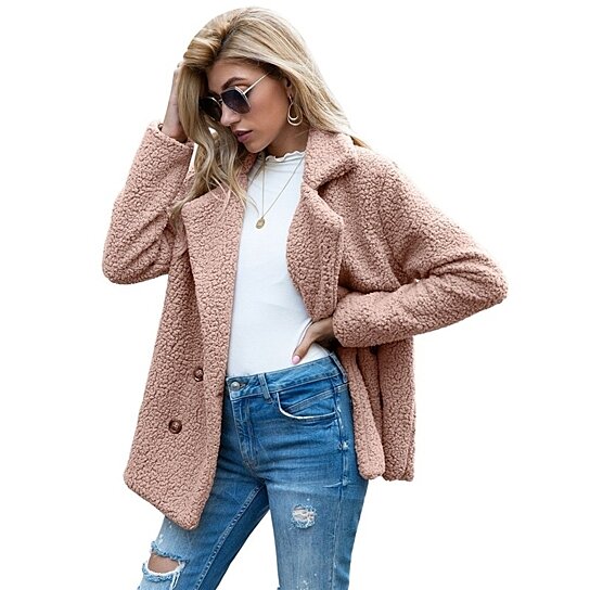 Buy Plush Sherpa Jacket by DC Lane on 11 Main