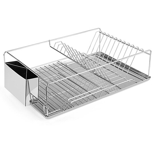Buy Dish Drying Rack Drain Board Utensil Holder Organizer Drainer Tableware  Organizer Kitchen Countertop Storage Shelf by Global Phoenix on Dot & Bo