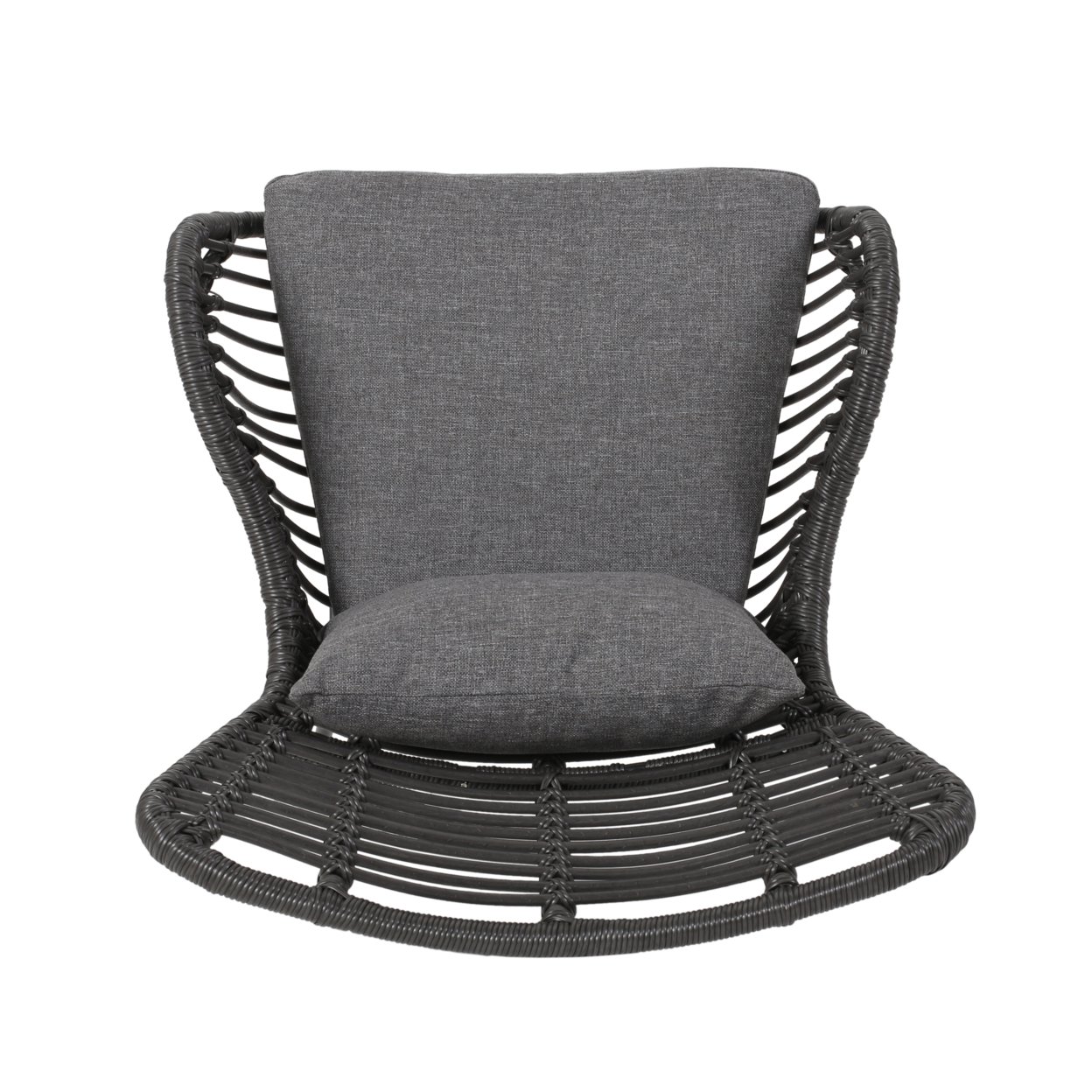 Buy Crystal Outdoor Wicker Club Chairs with Cushions (Set of 2) by