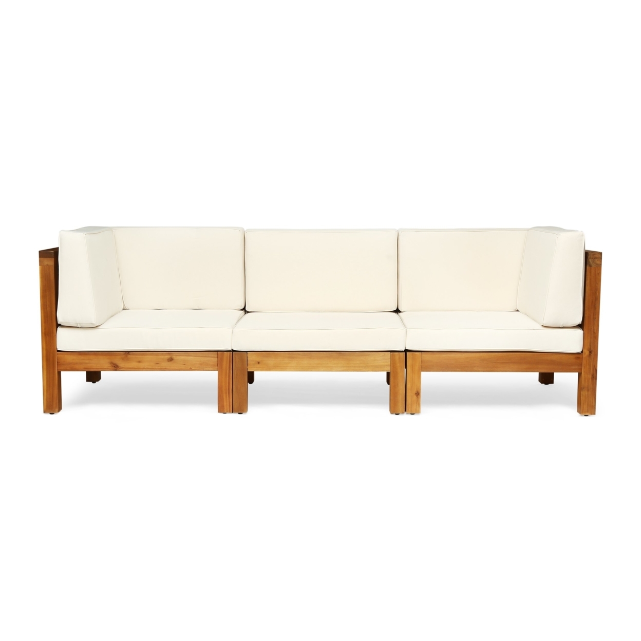 Buy Dawson Outdoor Sectional Sofa Set - 3-Seater - Acacia Wood ...