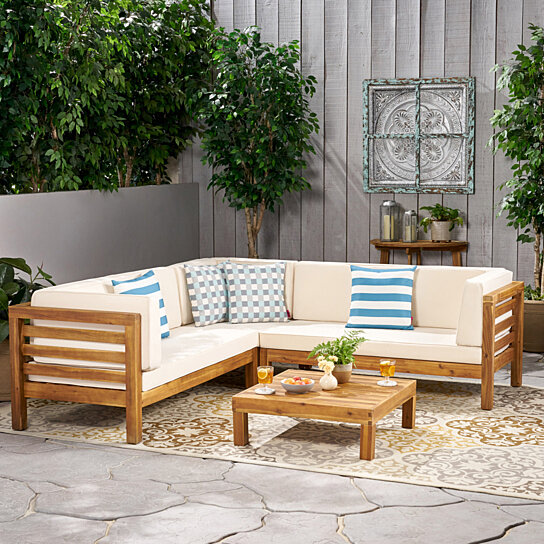 37+ Outdoor Wooden Sofa With Cushions