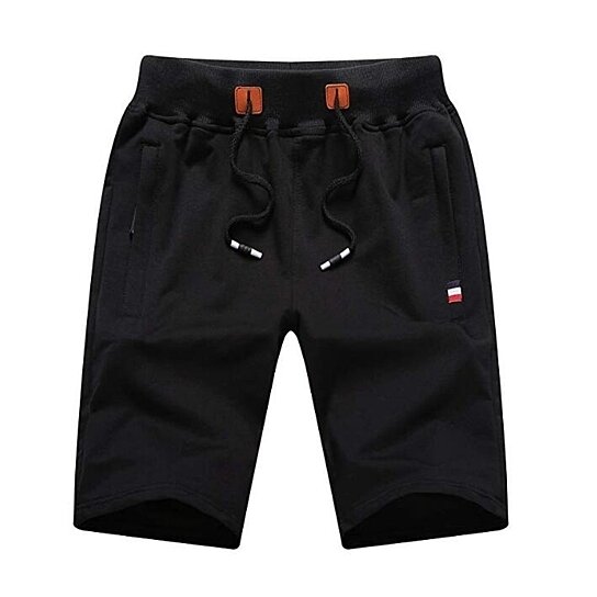 drawstring fleece shorts