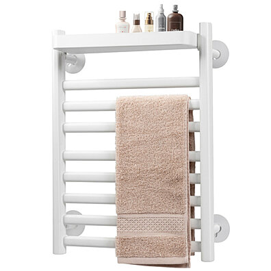 Gymax Wall Mount Shower Organizer Holder 2-Tier Bathroom Rack