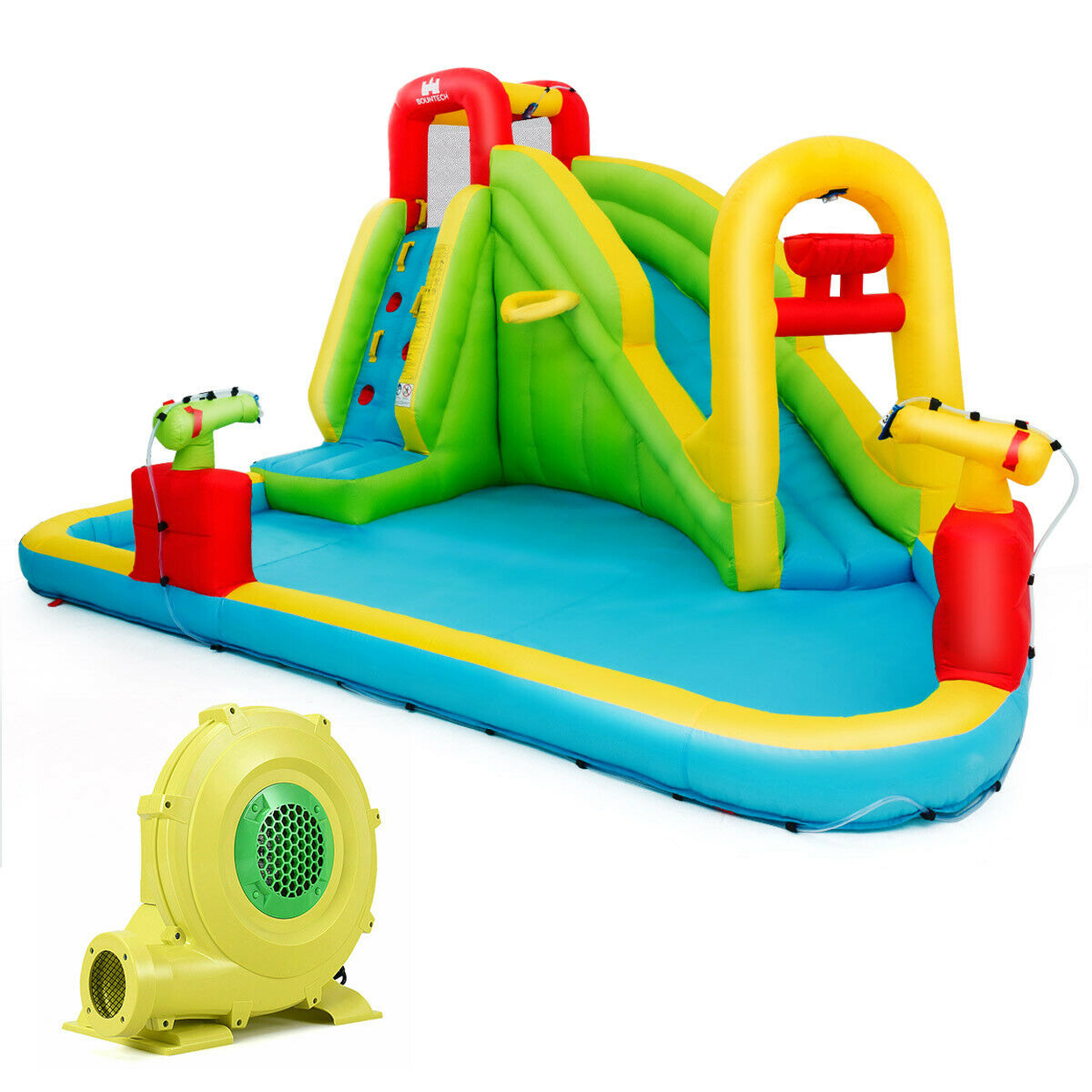 inflatable water slide with blower