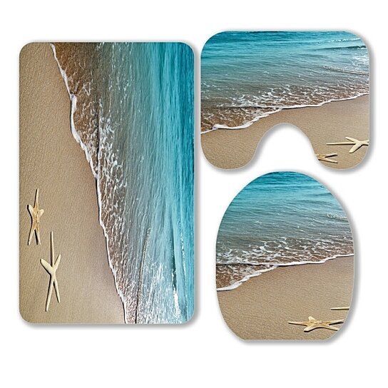 bathroom beach rug