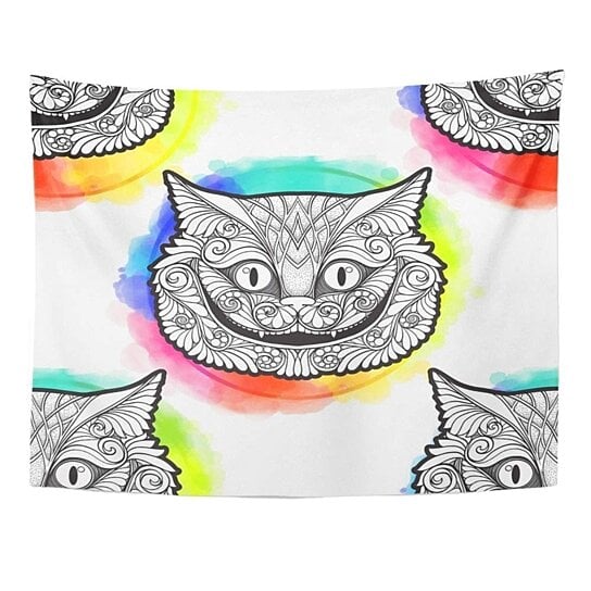 cheshire cat tapestry