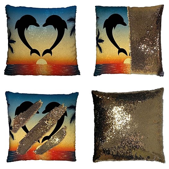 dolphin pillow case