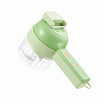 Green Plastic Multifunctional Vegetable Cutter, For Home