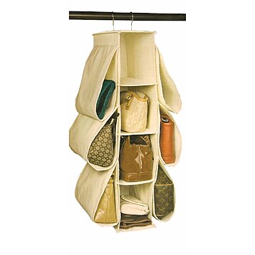 RICHARDS HOMEWARES Hanging Purse Organizer (Canvas)