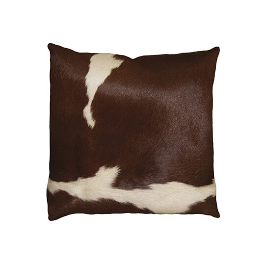 Buy Torino Cowhide Pillow 18 X18 Brown White By Lifestyle Group