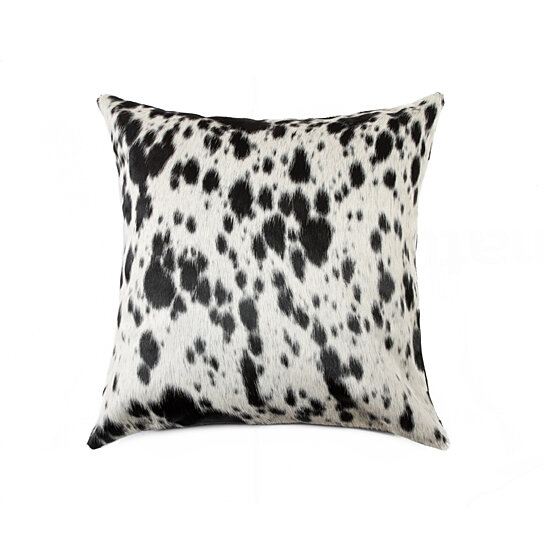 Buy Torino Cowhide Pillow 18 X18 S P Black White By Lifestyle