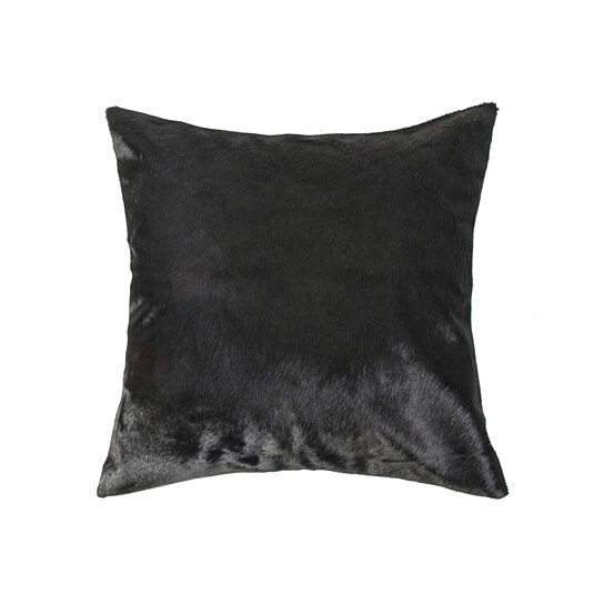 Buy Torino Cowhide Pillow 18 X18 Black By Lifestyle Group