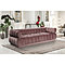 Buy Canmore Sofa Velvet Upholstered Vertical Channel-Quilted Shelter ...