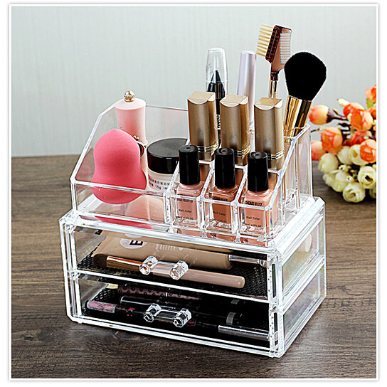 Transparent Drawer Type Cosmetic Storage Box