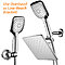 HotelSpa Rainfall Shower Head Combo with Bracket and Push Control