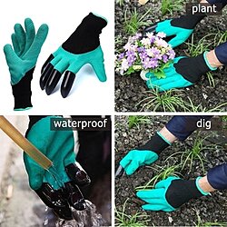 Weatherproof Claw Gloves for Gardening, Planting and Digging