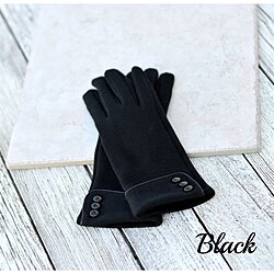 Maze Exclusive Fleece Device Sensitive Button Gloves