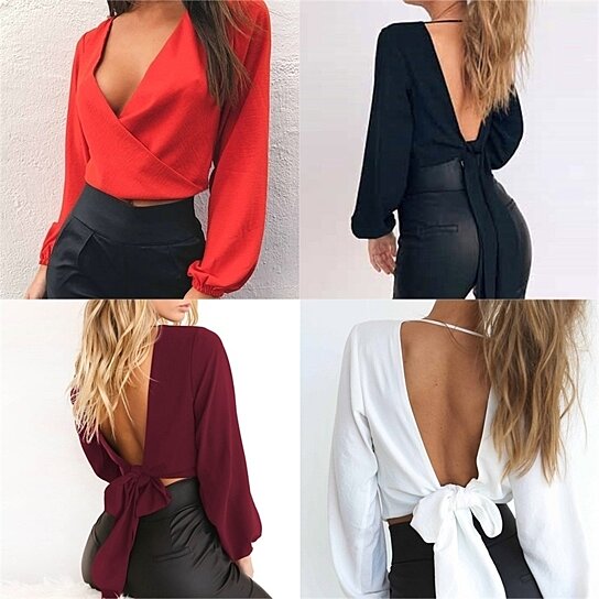 Sexy Slim Fit Long Sleeve Top