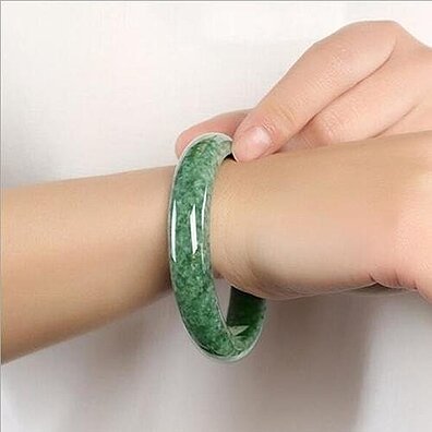 Genuine Natural Jade Bangle Bracelet