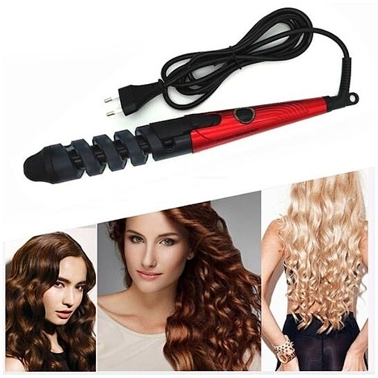 Buy Magic Pro Hair Curlers Roller Electric Curl Ceramic Spiral Hair Curling  Iron Wand Salon Hair Styling Tools Styler by Jade Linker on OpenSky