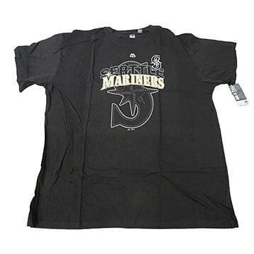Buy New Seattle Mariners Mens Size 3XL Majestic Black Shirt by