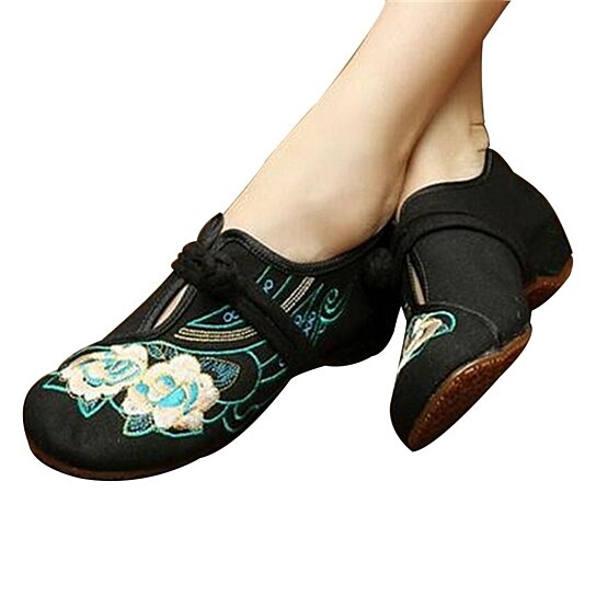 chinese embroidered mary janes