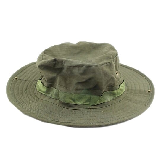 Combat Ripstop Army Military Boonie Bush Jungle Sun Hat Fishing Hiking Cap x1 