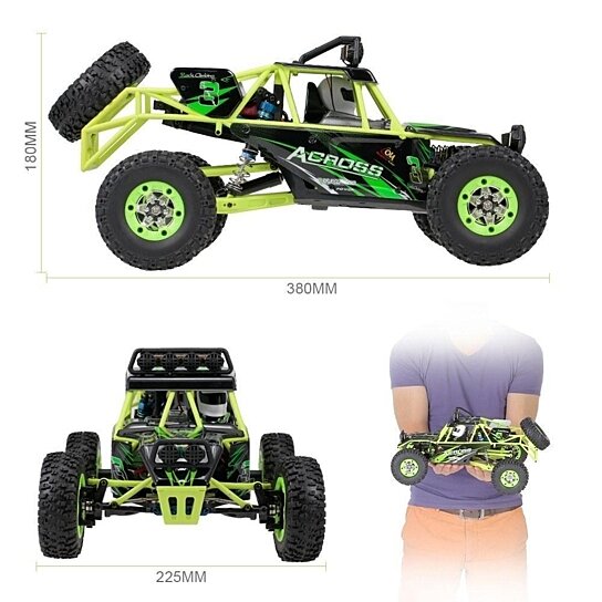 1:12 Professional RC Car High Speed SUV Rock Rover Double Motors