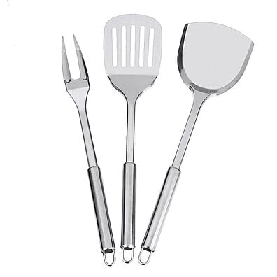 SKUSHOPS 23Pcs Kitchen Utensil Set Stainless Steel Nylon Heat Resistant  Cooking Utensil Tool Kit