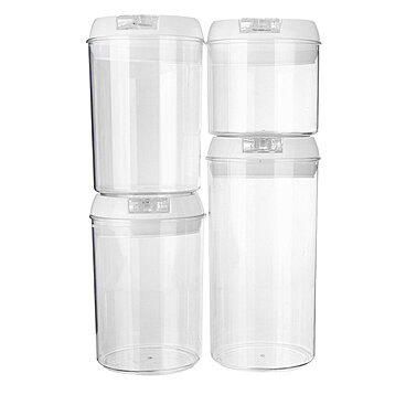 4PCS Airtight Pasta Container, Airtight Food Storage Container Set