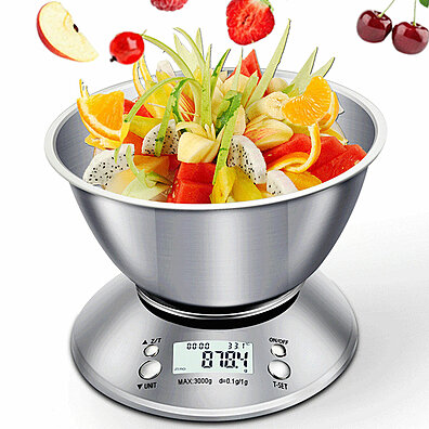 33Lb Food Kitchen Scale,Weighing Professional Digital Grams and Ounces /  Cooking