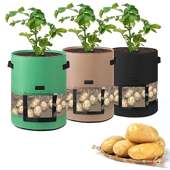 Plant Growth Bag Home Garden Potato Vegetable Planting Bag Moisturizing Seedling 