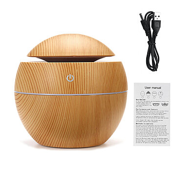 Air Humidifier Essential Oil Diffusers USB for Home Bedroom (dark