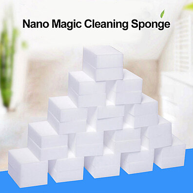 Home 100 Pcs/lot Melamine Sponge Magic Sponge Eraser For Kitchen Office Bathroom Melamine Cleaner Cleaning Sponge 100X60X20MM - Nano Magic Cleaning Sponge 