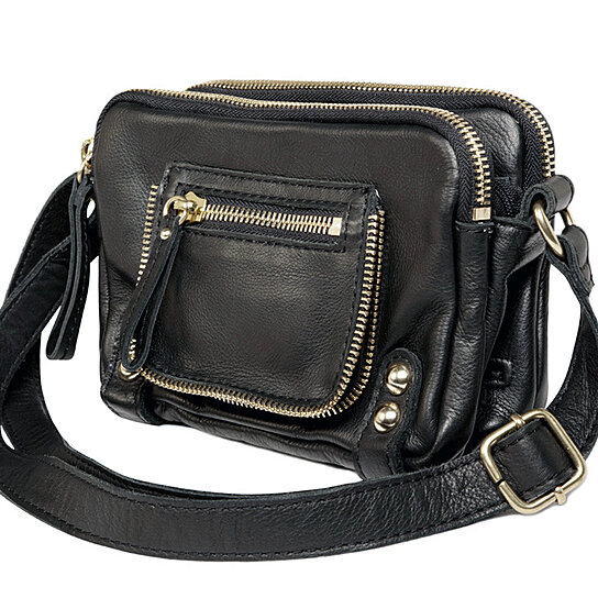Buy Dylan Triple Zip Shoulder Bag by Linea Pelle by Linea Pelle ...