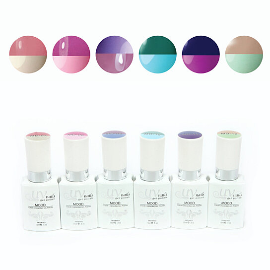 Buy UV-NAILS Mood Changing Gel Polish Colors - Set Of 6 Limited Edition ...
