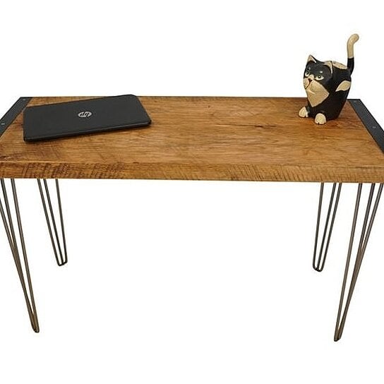 Buy American Country Office Desk Hairpin Legs By Loft Essentials