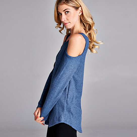 Cold Shoulder Tunic in 8 Colors