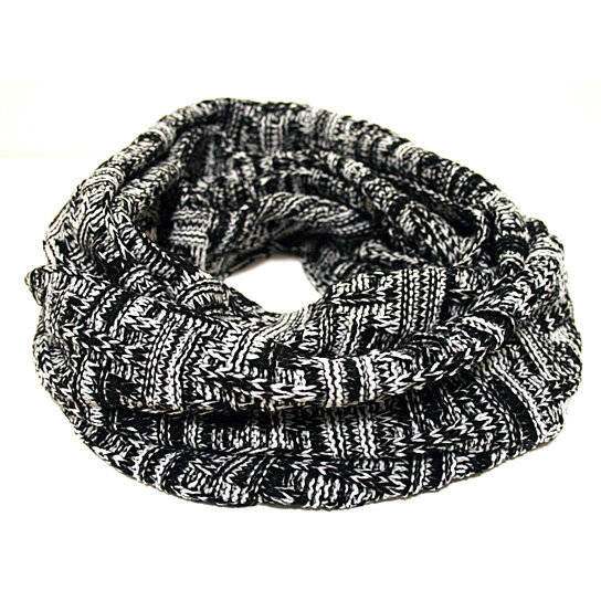 Buy Infinity Scarf Knitted Fall Winter Spring Snood in Classic Black ...